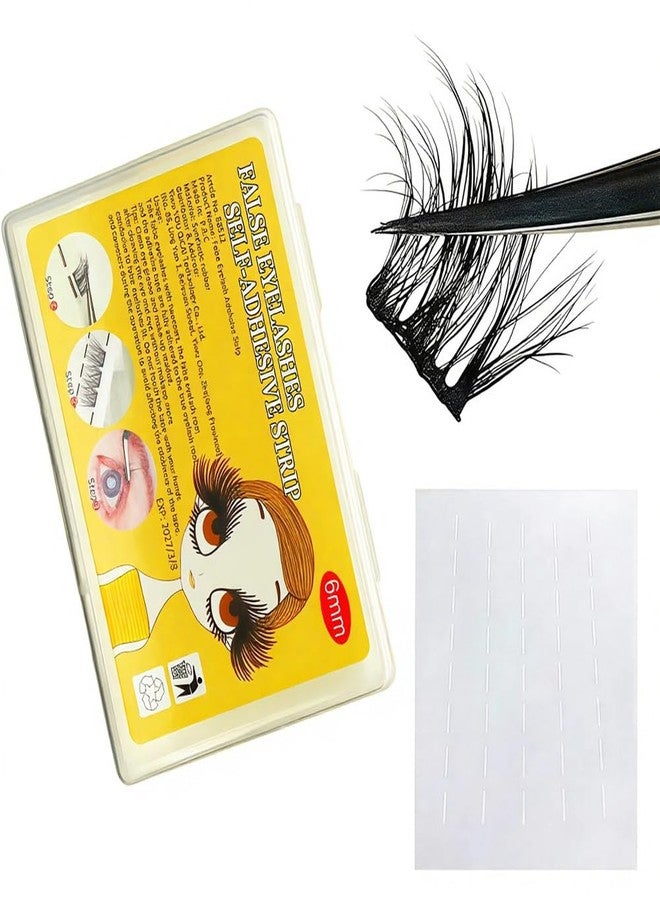 shenghang segmented Self Adhesive Eyelashes Tape（200）, Strong-Hold False Lashes Adhesive Strips Reusable Lash Glue Strip Lash Lasting Lash Buddy (Transparent) - Image 1